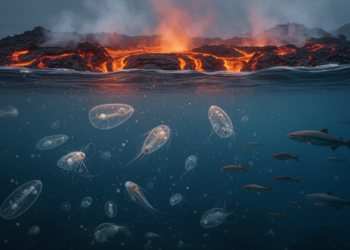 Size, Not Volcanic Ash, Shapes Zooplankton Food Web Near New Lava Deltas
