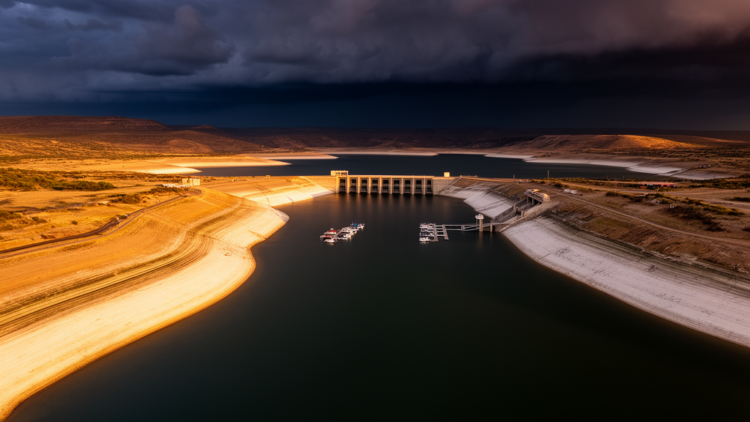 Drought-emptied Texas reservoir tamed a record 2025 flood, but a bigger storm would overwhelm it