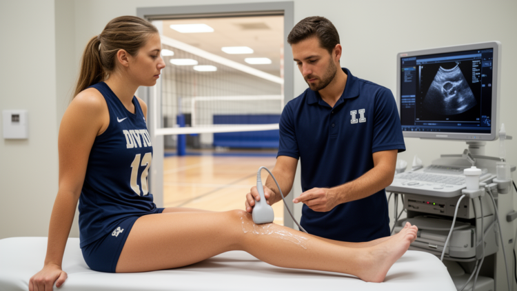 Ultrasound Tendon Findings Fail to Track Jump Performance in Division I Volleyball Players
