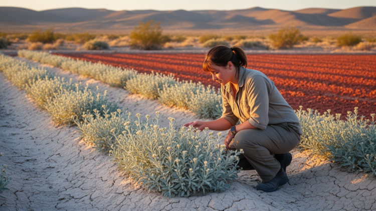 Replanting the Same Soil Strips a Desert-Grown Medicinal Herb of Its Potency