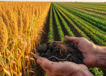 Diversified Crop Rotations Reshape Soil Microbes and Nutrients in Sorghum Fields
