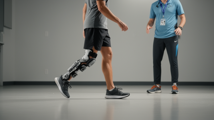 Stiffer Ankle Braces Cut Push-Off Work Across Everyday Movements in Calf Weakness