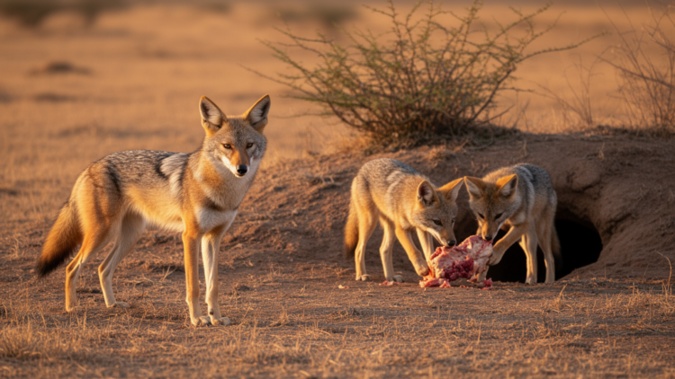 Golden Jackal Helpers Step Up When Breeders Vanish, Study Finds