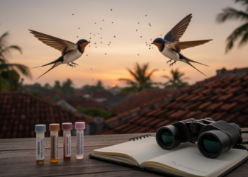 DNA Faecal Analysis Reveals How Swallows and Swifts Divide Insect Prey in a Malaysian Town