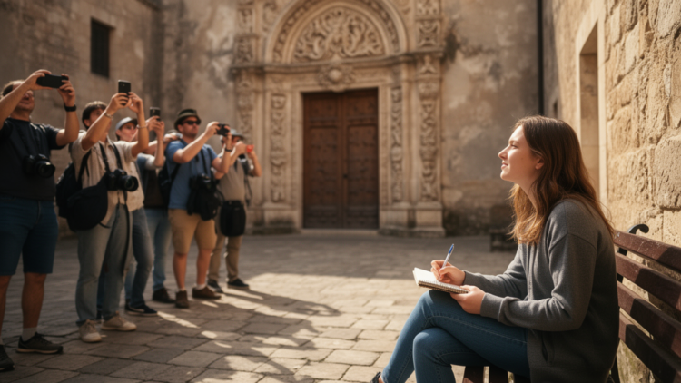 What Visitors Photograph and What They Write About Heritage Tell Different Stories