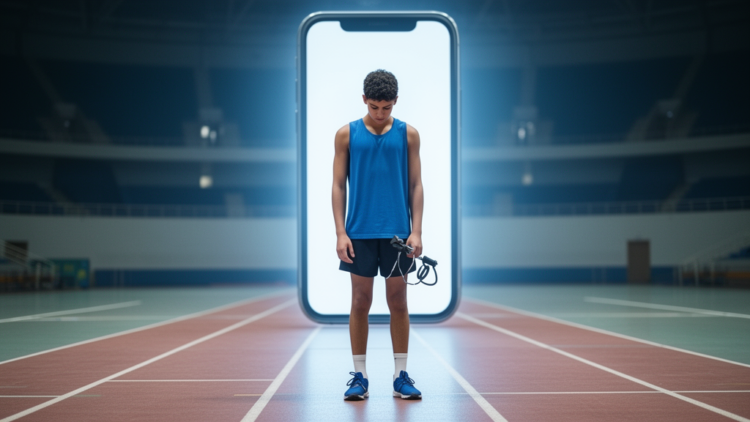 Negative online comparison destabilizes young athletes’ confidence and training drive