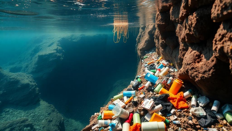 Plastic Waste Reaches the Seafloor of a Deep Atlantic Canyon