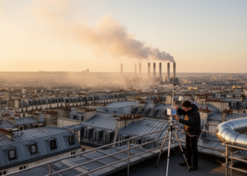 Paris plume study shows aerosols change as they drift downwind