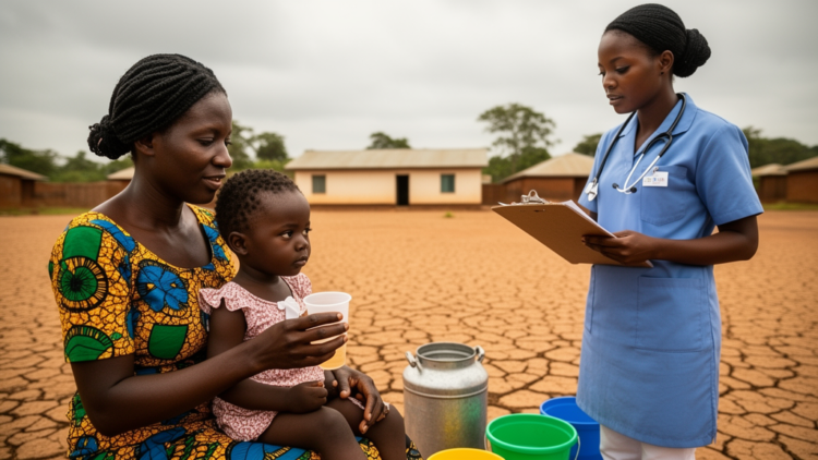 Non-optimal temperatures and rainfall linked to 1.7 million child diarrhoea cases in Ghana