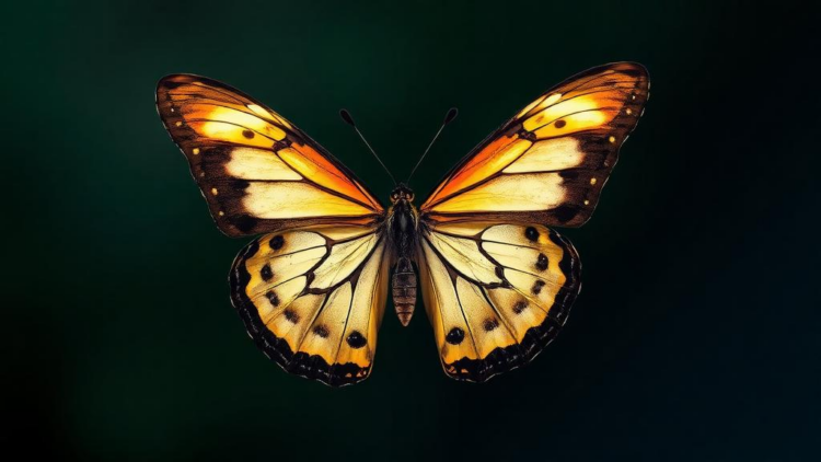 Butterfly wings create illusions that may confuse predators in flight
