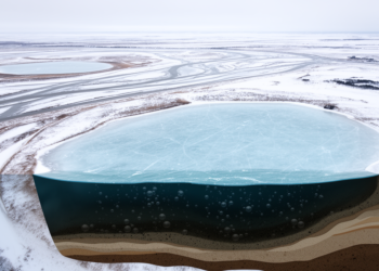 Shallow Arctic delta lakes resist mixing, trapping winter methane below dense chemoclines