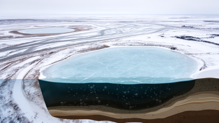 Shallow Arctic delta lakes resist mixing, trapping winter methane below dense chemoclines