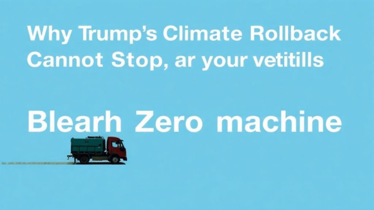 Why Trump’s Climate Rollback Cannot Stop the Global Net Zero Machine