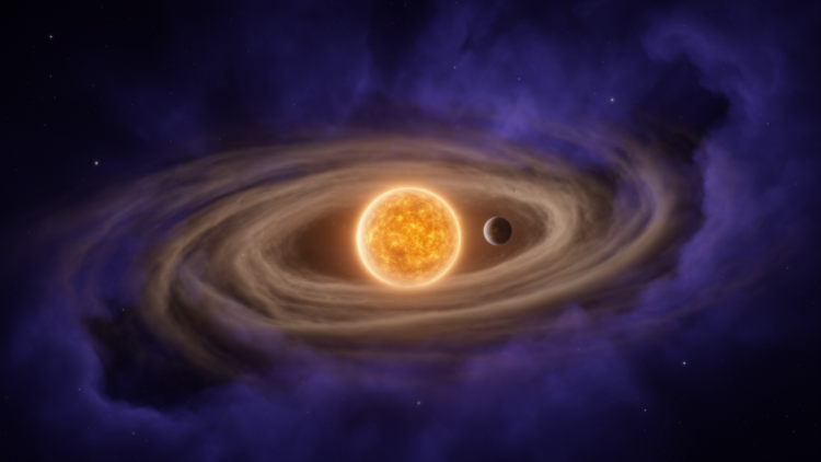 Hidden hot companion revealed around young star in Cepheus star-forming region