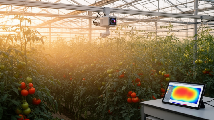 Research report: Forecast-based virtual sensing and early-warning decision support for canopy-level thermal risk monitoring in tomato greenhouses