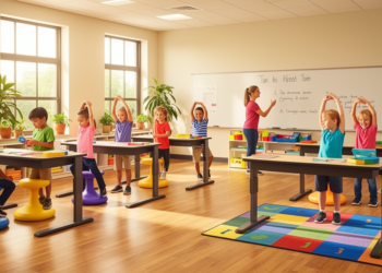 Classroom redesigns, active breaks, and active lessons cut children’s sitting time, review finds
