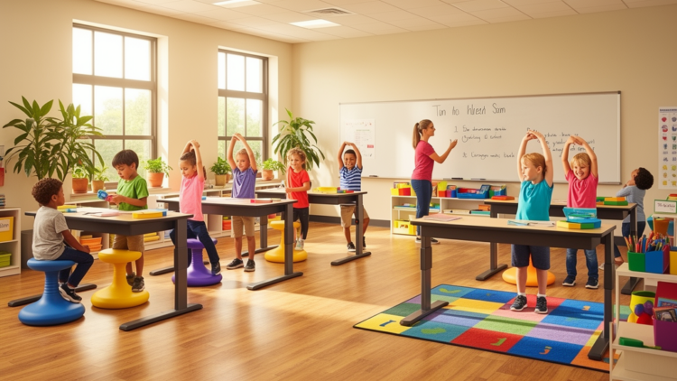 Classroom redesigns, active breaks, and active lessons cut children’s sitting time, review finds