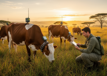 LoRaWAN Collars Track Grazing Cattle Across Colombian Savannah in Field Trial