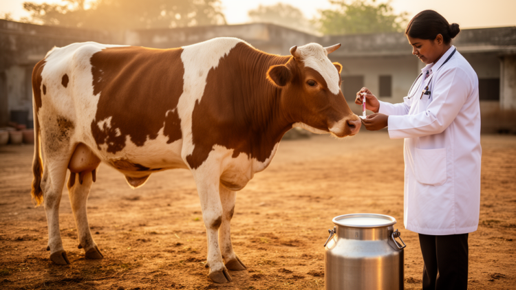 Genome Study Pinpoints DNA Regions Tied to Milk Quality in Indian Crossbred Cattle