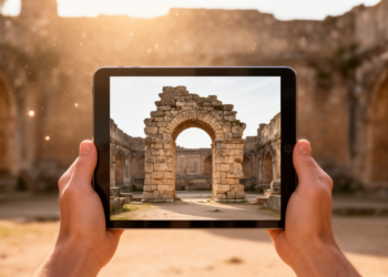 Mobile AR keeps restricted heritage sites observable when visitors cannot be there