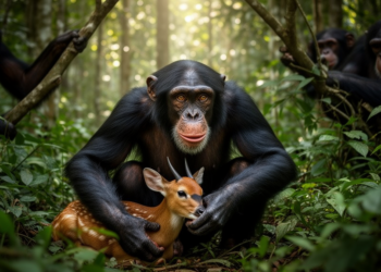 Female bonobos hunt more than males, decade-long study finds