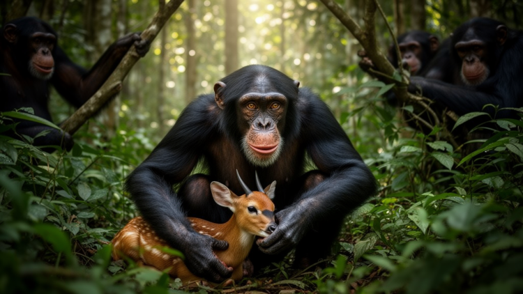 Female bonobos hunt more than males, decade-long study finds