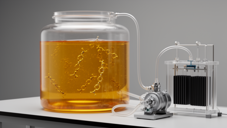 Recyclable oligo(disulfide) anolyte pushes aqueous flow batteries toward grid scale