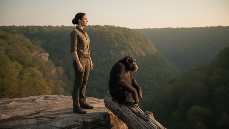Risk-taking runs deep: leaders in humans and chimpanzees alike show bolder streaks
