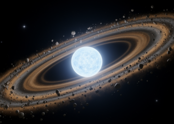 Double debris disc around dead star hints at our Solar System’s fate