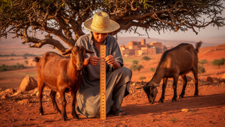 Goat growth in Morocco’s argan heartland tracked month by month