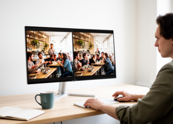Web-based spot-the-difference task tracks how we process social scenes