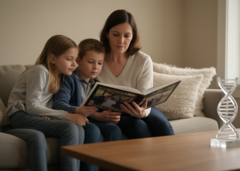 Children’s education-linked genetic scores differ in ties to mental health within families