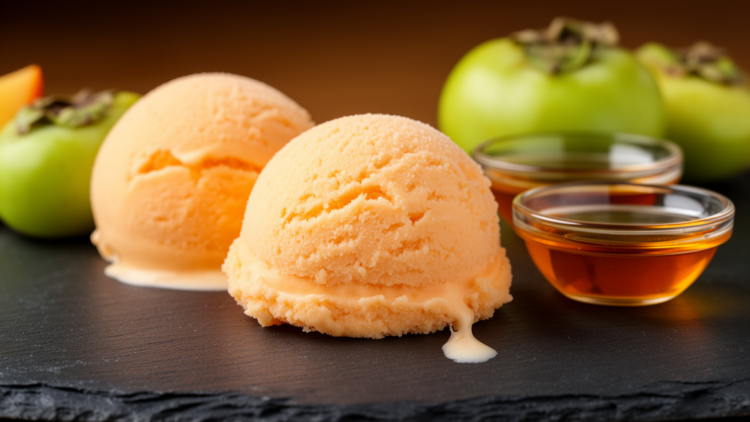 Tannin-Rich Young Persimmon Extract Slows Ice Cream Melting and Boosts Antioxidants