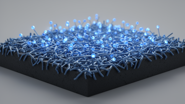 Methylene blue helps PANI/MnO2 nanocomposite electrodes keep nearly all their capacitance over thousands of cycles