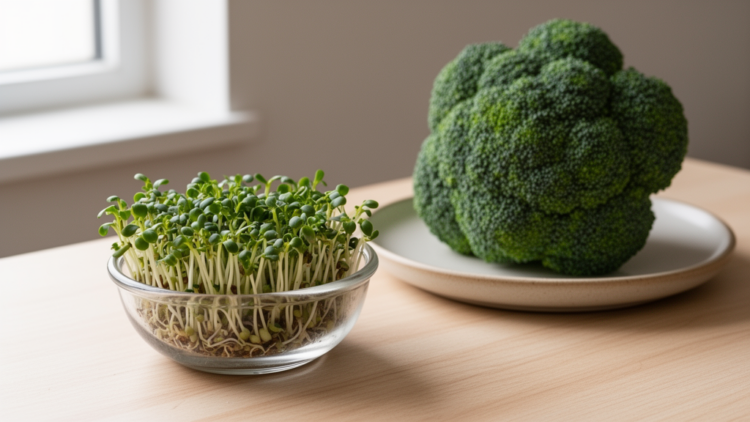 Broccoli sprouts pack far more glucoraphanin and folate than mature heads, study finds