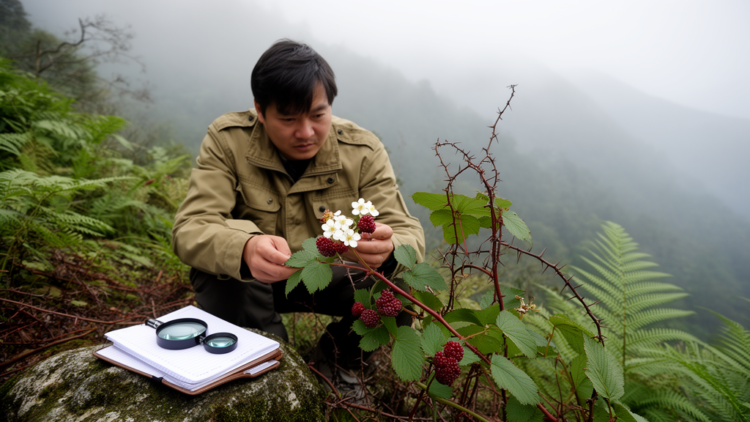 Ghost of the brambles: botanists name a long-overlooked raspberry relative from southwestern China