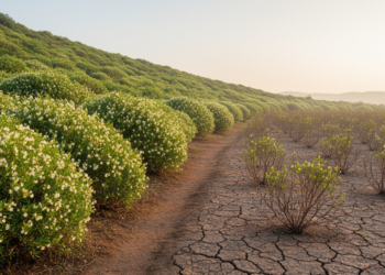 Same plant, different fate: climate sensitivity shifts from region to region