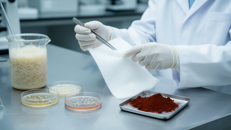 Iron-Coated Hemp Cellulose Fills PLA Nonwoven Fabrics with Antibacterial Function