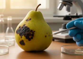 Korla Fragrant Pear Genes and Metabolites Shift During Black Spot Infection