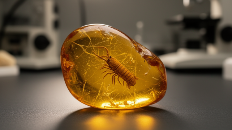 Crustacean in Golden Amber Reveals First Cretaceous Tanaidacean Outside Europe