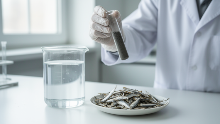 Fish Scale Waste Transformed into Carbon-Apatite Adsorbent That Captures Ciprofloxacin from Water