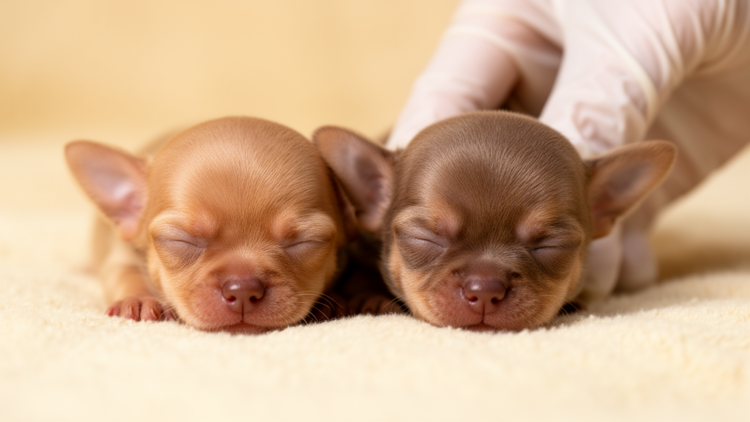 Newborn Chihuahua puppies already have brachycephalic skulls, study finds