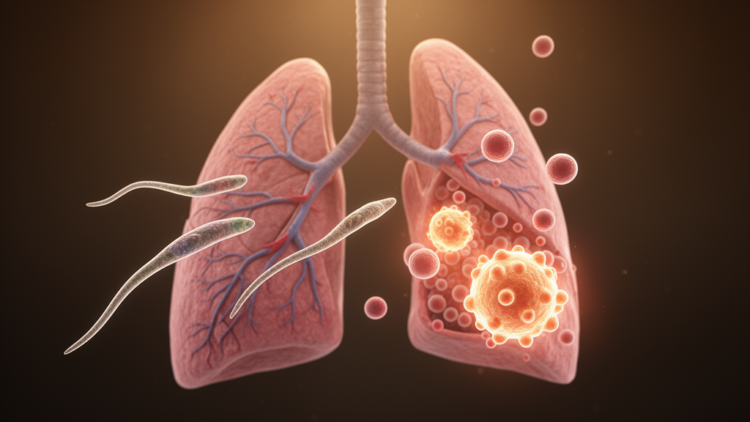 Single-Sex Schistosome Infections Rewire Lung Memory T Cells on Rechallenge