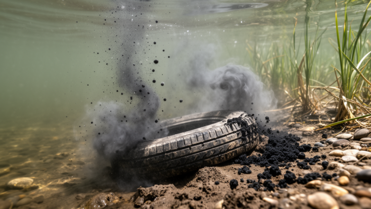Tire Additives Dominate River Pollution Through Suspended Particles