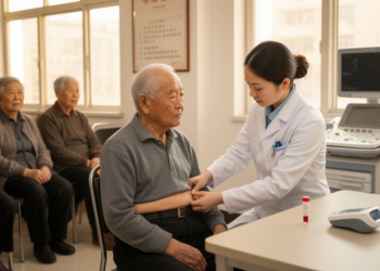 Frailty-glucose index linked to liver fibrosis in Chinese community screening study