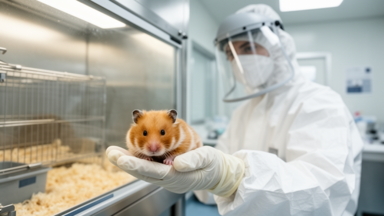 Transgenic hamster model recreates New World hemorrhagic fever infection