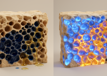 Lattice Boltzmann Simulation Matches Sandstone Drainage Experiment at Pore Scale
