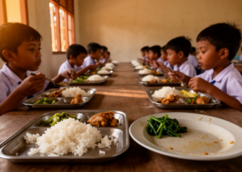 Plate waste and small portions reveal gaps in Indonesia’s free school meal program