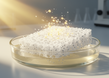 Cellulose-supported TiO2 catalyst degrades antibiotic ofloxacin under direct sunlight