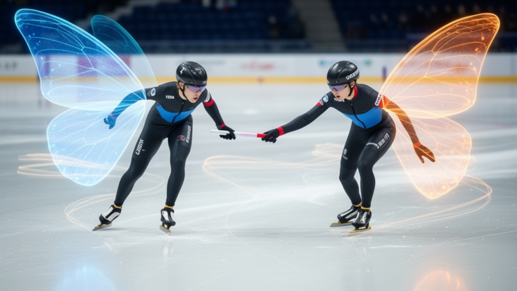 Butterfly-Inspired AI Sharpens Relay Baton Handover Analysis in Speed Skating